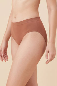 Zivame Medium Rise Full Coverage Seamless Hipster Panty (Pack of 3) - Multicolor — thumbnail 3